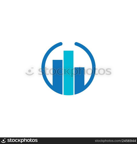 business finance logo vector illustration design template