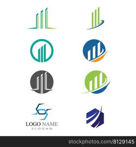  Business Finance professional logo template vector