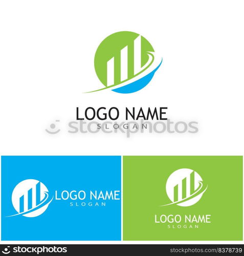  Business Finance professional logo template vector