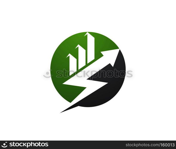 Business Finance professional logo template vector icon