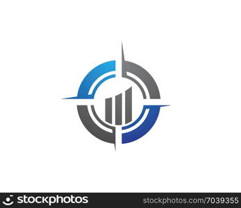 Business Finance professional logo template vector icon