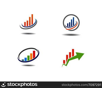 Business Finance professional logo template vector icon