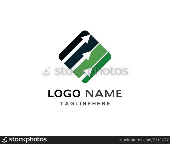 Business Finance professional logo template vector icon