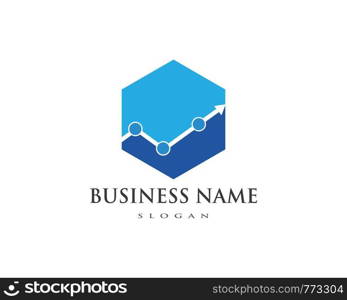 Business Finance professional logo template vector icon