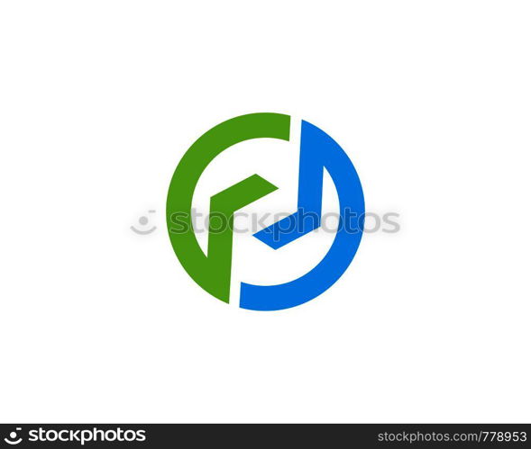 Business Finance professional logo template vector icon