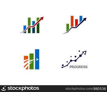 Business Finance professional logo template vector icon