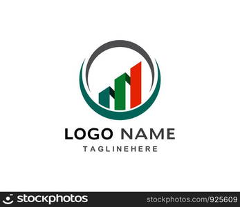 Business Finance professional logo template vector icon