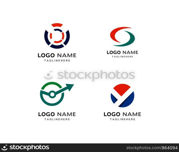 Business Finance professional logo template vector icon