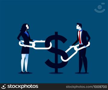 Business financial issues. Concept business finance vector illustration.