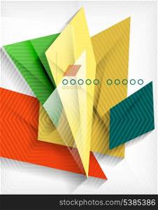 Business geometric shape abstract background