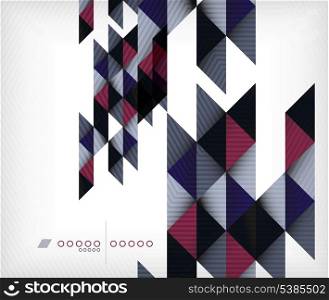 Business geometric shape background - triangles