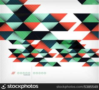 Business geometric shape background - triangles