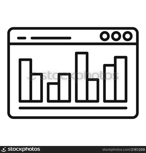 Business graph comparison icon outline vector. Scale compare. Money finance. Business graph comparison icon outline vector. Scale compare