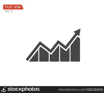 Business graph Icon Vector, logo eps illustration