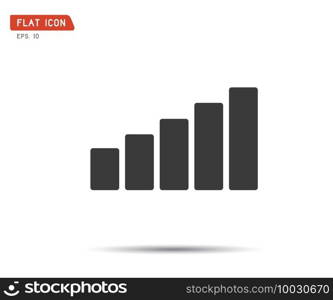 Business graph Icon Vector, logo eps illustration