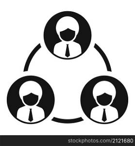 Business group icon simple vector. People team. Manager corporate. Business group icon simple vector. People team