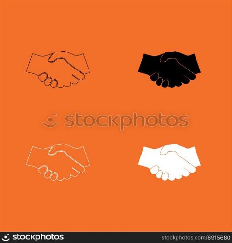 Business handshake icon .