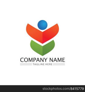 Business icon and logo design vector graphic 