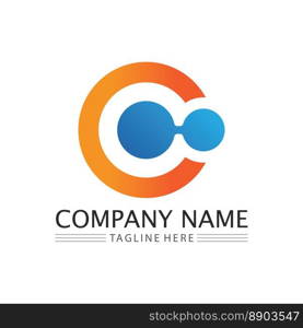 Business icon and logo design vector graphic 