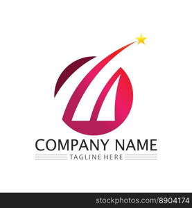 Business icon and logo design vector graphic 