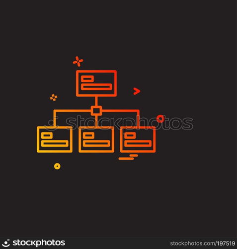 Business icon design vector