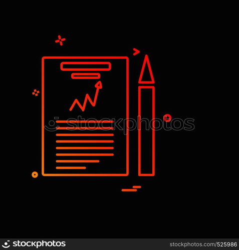 Business icon design vector