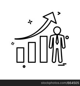 Business icon design vector
