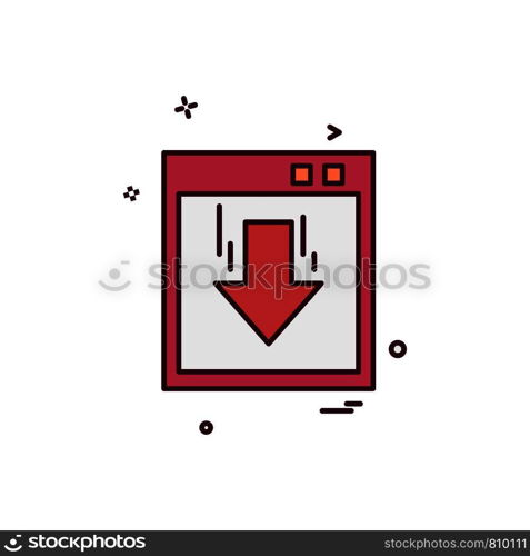 Business icon design vector