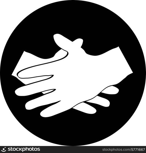 Business icon. Handshake.