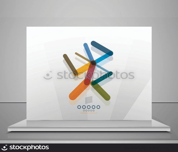 Business icon / symbol / concept. Abstract geometric corporate shape