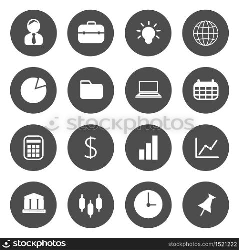 Business icons vector.