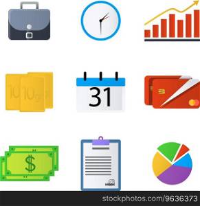 Business image icon Royalty Free Vector Image