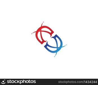 Business infinity logo design concept