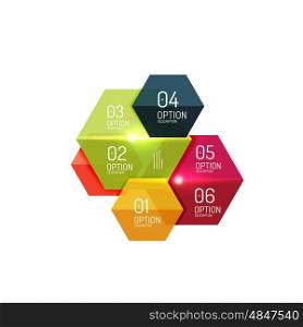 Business infographic design template. Business infographic design template. Abstract geometric elements suitable for text or infographics