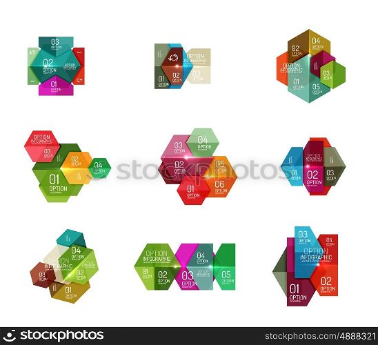 Business infographic design template. Business infographic design template. Abstract geometric elements suitable for text or infographics