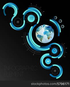 Business Infographics. Line elements can be used for workflow layout, banner, step up options, number options, web template