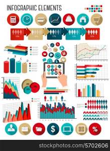 Business infographics template. Vector.