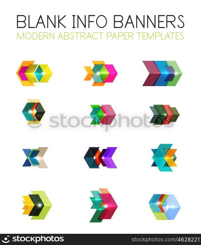 Business infographics templates. For banners, business backgrounds and presentations