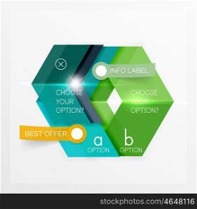 Business infographics templates. For banners, business backgrounds and presentations