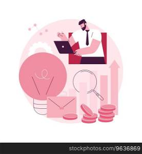 Business intelligence abstract concept vector illustration. BI systems, performance tools and software solutions, data analysis, business information presentation, decision making abstract metaphor.. Business intelligence abstract concept vector illustration.