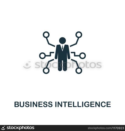 Business Intelligence icon. Premium style design from business management collection. Pixel perfect business intelligence icon for web design, apps, software, printing usage.. Business Intelligence icon. Premium style design from business management icon collection. Pixel perfect Business Intelligence icon for web design, apps, software, print usage