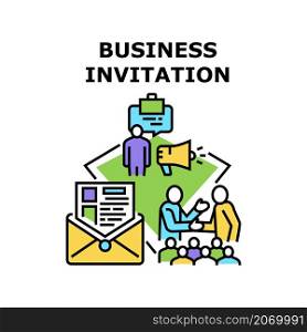 Business invitation background brochure. Abstract flyer cover. catalog emblem. Coupon card, Leaflet ad vector concept color illustration. Business invitation icon vector illustration