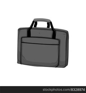 business laptop bag cartoon. business laptop bag sign. isolated symbol vector illustration. business laptop bag cartoon vector illustration