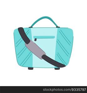business laptop bag cartoon. suitcase briefcase, purse strap business laptop bag sign. isolated symbol vector illustration. business laptop bag cartoon vector illustration