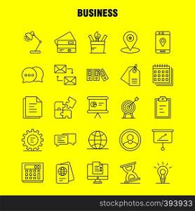 Business Line Icon for Web, Print and Mobile UX/UI Kit. Such as: Christmas, Location, Map, Star, Sms, Chatting, Message, Mail, Pictogram Pack. - Vector