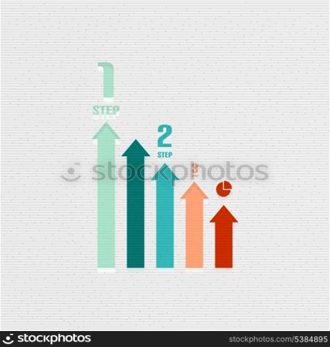 Business lines design for infographics | business background | numbered banners | business lines | graphic website layout vector