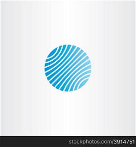 business logo blue globe vector icon planet