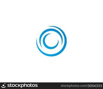 Business logo, vortex and spiral icon vector template