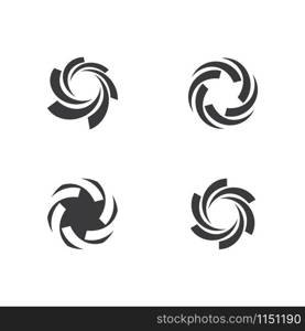 Business logo, vortex, wave and spiral icon vector template