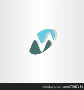 business logotype m letter m vector icon logo company